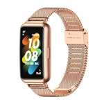Cinturino per orologio in acciaio inossidabile con fibbia Milano MIJOBS, For Huawei Band 7 / 7 NFC