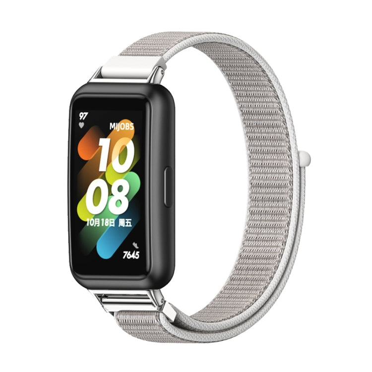 Cinturino per orologio in nylon traspirante Mijobs, For Huawei Band 7 / 7 NFC