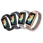 Cinturino per orologio in nylon traspirante Mijobs, For Huawei Band 7 / 7 NFC