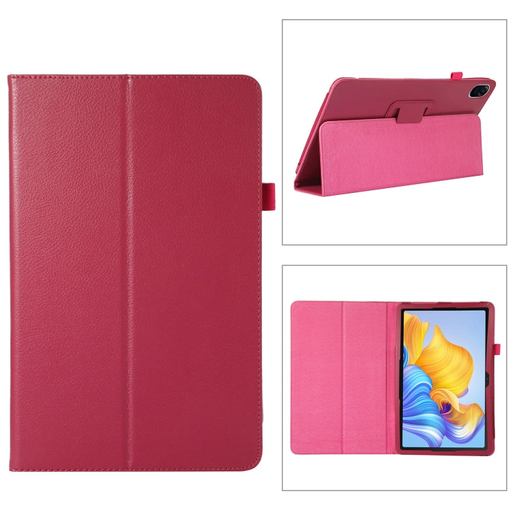Custodia per tablet in pelle con texture Litchi con supporto, For Honor Pad 8