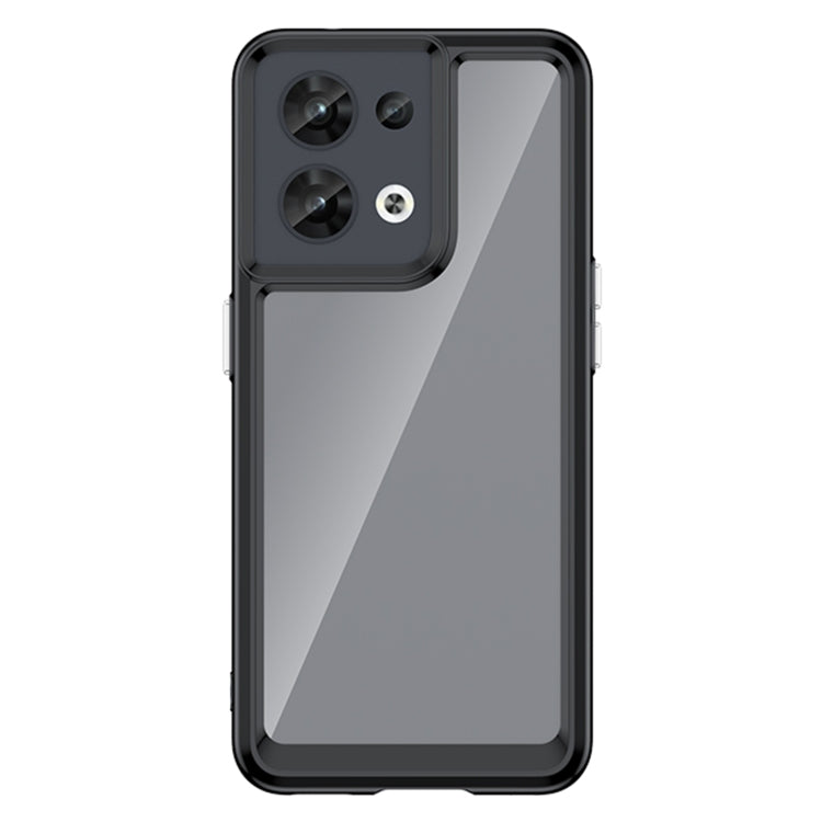 Custodia per telefono in acrilico + TPU serie colorata, For OPPO Reno8 India