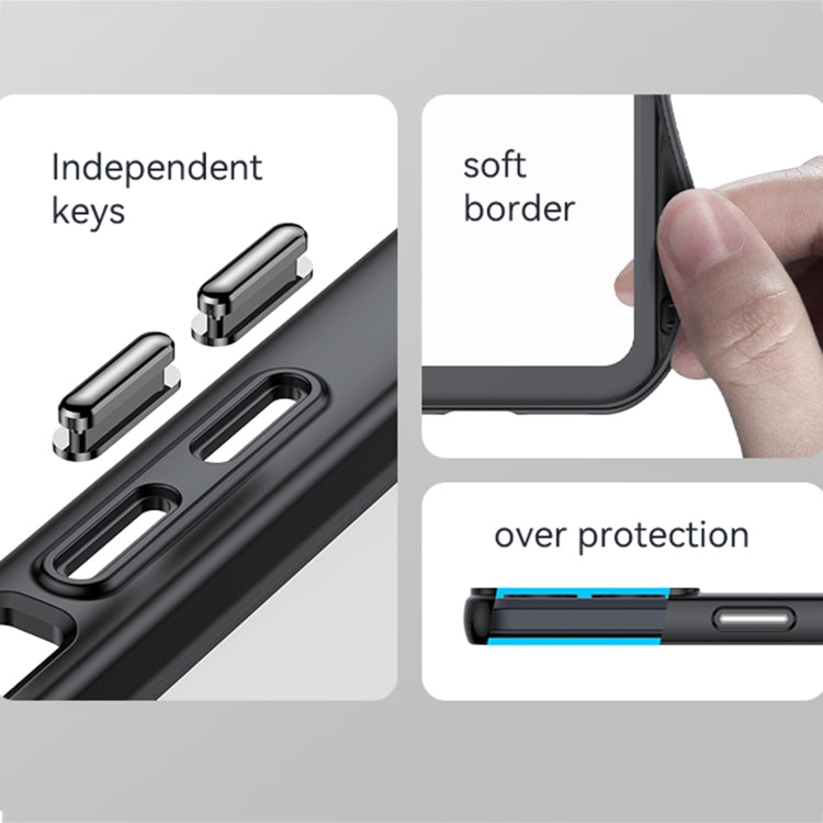 Custodia per telefono in acrilico + TPU serie colorata, For OPPO Reno8 India