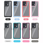 Custodia per telefono in acrilico + TPU serie colorata, For OPPO Reno8 India