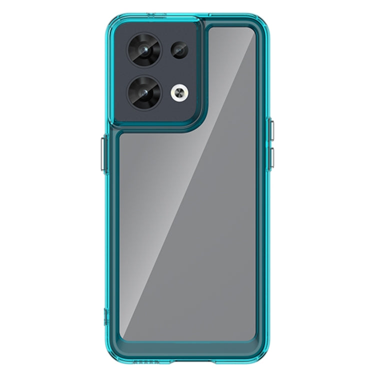 Custodia per telefono in acrilico + TPU serie colorata, For OPPO Reno8 India