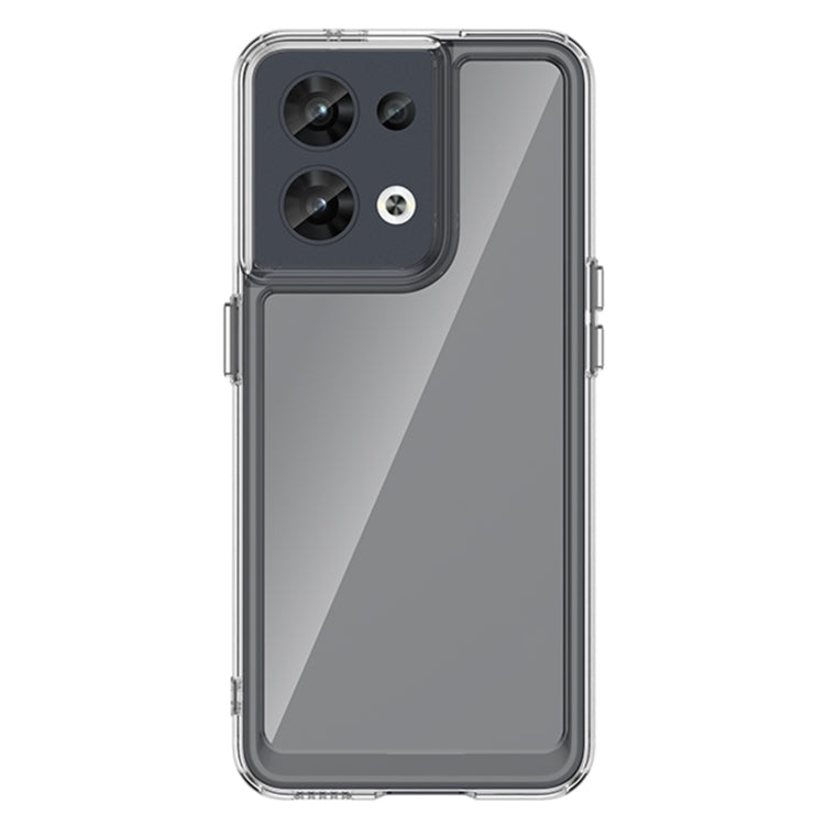 Custodia per telefono in acrilico + TPU serie colorata, For OPPO Reno8 India
