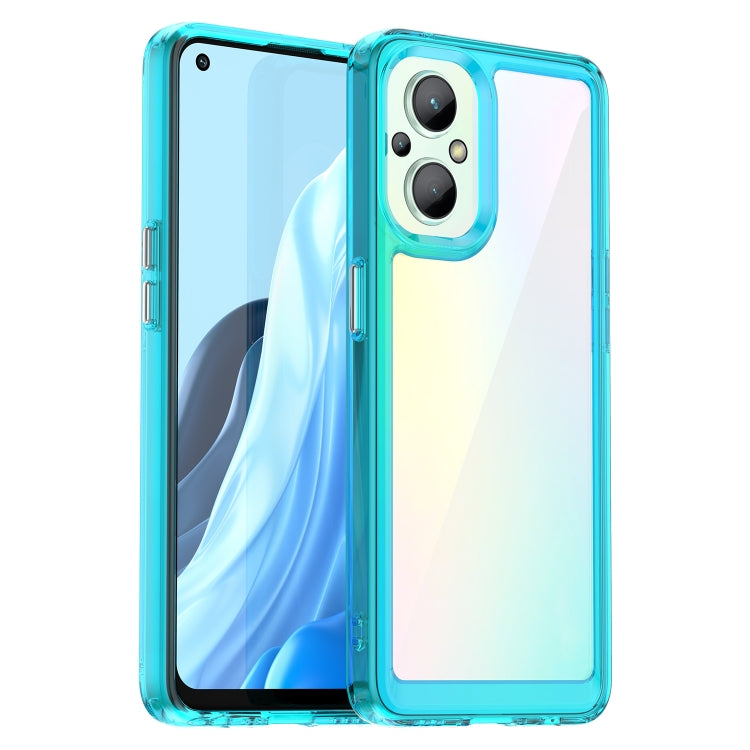 Per OPPO Reno8 Pro India Custodia per telefono in acrilico + TPU serie colorata, For OPPO A96 5G