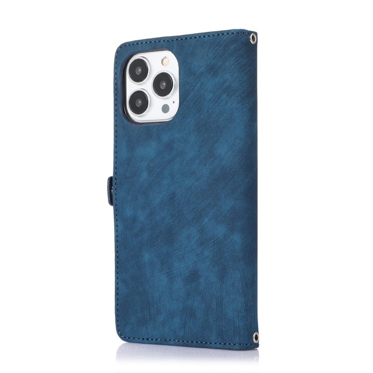 Custodia per telefono in pelle con cerniera e slot per schede con fibbia, For iPhone 14 Pro Max, For iPhone 14 Pro, For iPhone 14 Plus, For iPhone 14