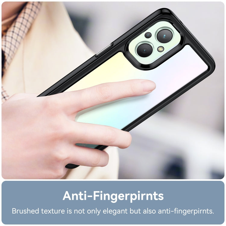 Per OPPO Reno8 Pro India Custodia per telefono in acrilico + TPU serie colorata, For OPPO F21 Pro 5G