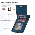 N.BEKUS Custodia per telefono RFID con slot per schede a fogli mobili verticale, For iPhone SE 2022 / SE 2022 / 8 / 7, For iPhone 8 Plus / 7 Plus, For iPhone 11 Pro Max, For iPhone 11 Pro