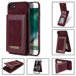 N.BEKUS Custodia per telefono RFID con slot per schede a fogli mobili verticale, For iPhone SE 2022 / SE 2022 / 8 / 7, For iPhone 8 Plus / 7 Plus, For iPhone 11 Pro Max, For iPhone 11 Pro