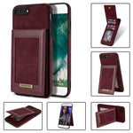 N.BEKUS Custodia per telefono RFID con slot per schede a fogli mobili verticale, For iPhone SE 2022 / SE 2022 / 8 / 7, For iPhone 8 Plus / 7 Plus, For iPhone 11 Pro Max, For iPhone 11 Pro
