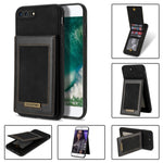 N.BEKUS Custodia per telefono RFID con slot per schede a fogli mobili verticale, For iPhone SE 2022 / SE 2022 / 8 / 7, For iPhone 8 Plus / 7 Plus, For iPhone 11 Pro Max, For iPhone 11 Pro