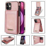 N.BEKUS Custodia per telefono RFID con slot per schede a fogli mobili verticale, For iPhone 12 mini, For iPhone 12 Pro, For iPhone 12 Pro Max, For iPhone 13
