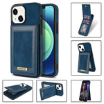 N.BEKUS Custodia per telefono RFID con slot per schede a fogli mobili verticale, For iPhone 13 mini, For iPhone 13 Pro, For iPhone 13 Pro Max, For iPhone 14