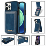 N.BEKUS Custodia per telefono RFID con slot per schede a fogli mobili verticale, For iPhone 13 mini, For iPhone 13 Pro, For iPhone 13 Pro Max, For iPhone 14