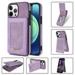 N.BEKUS Custodia per telefono RFID con slot per schede a fogli mobili verticale, For iPhone 13 mini, For iPhone 13 Pro, For iPhone 13 Pro Max, For iPhone 14