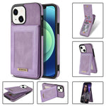 N.BEKUS Custodia per telefono RFID con slot per schede a fogli mobili verticale, For iPhone 14 Plus, For iPhone 14 Pro, For iPhone 14 Pro Max, For iPhone 11