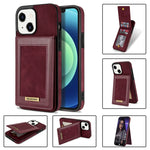 N.BEKUS Custodia per telefono RFID con slot per schede a fogli mobili verticale, For iPhone 14 Plus, For iPhone 14 Pro, For iPhone 14 Pro Max, For iPhone 11