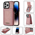 N.BEKUS Custodia per telefono RFID con slot per schede a fogli mobili verticale, For iPhone 14 Plus, For iPhone 14 Pro, For iPhone 14 Pro Max, For iPhone 11