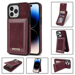 N.BEKUS Custodia per telefono RFID con slot per schede a fogli mobili verticale, For iPhone 14 Plus, For iPhone 14 Pro, For iPhone 14 Pro Max, For iPhone 11