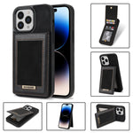 N.BEKUS Custodia per telefono RFID con slot per schede a fogli mobili verticale, For iPhone 14 Plus, For iPhone 14 Pro, For iPhone 14 Pro Max, For iPhone 11