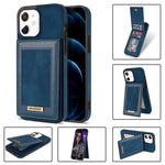 N.BEKUS Custodia per telefono RFID con slot per schede a fogli mobili verticale, For iPhone 14 Plus, For iPhone 14 Pro, For iPhone 14 Pro Max, For iPhone 11