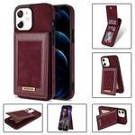 N.BEKUS Custodia per telefono RFID con slot per schede a fogli mobili verticale, For iPhone 14 Plus, For iPhone 14 Pro, For iPhone 14 Pro Max, For iPhone 11