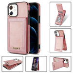 N.BEKUS Custodia per telefono RFID con slot per schede a fogli mobili verticale, For iPhone 14 Plus, For iPhone 14 Pro, For iPhone 14 Pro Max, For iPhone 11