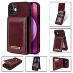 N.BEKUS Custodia per telefono RFID con slot per schede a fogli mobili verticale, For iPhone 12, For iPhone XR, For iPhone XS Max, For iPhone XS / X