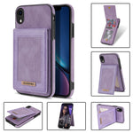 N.BEKUS Custodia per telefono RFID con slot per schede a fogli mobili verticale, For iPhone 12, For iPhone XR, For iPhone XS Max, For iPhone XS / X
