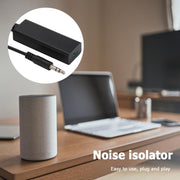 Riduttore di rumore audio con isolatore di terra 3,5 mm