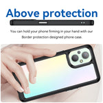 Custodia per telefono in acrilico + TPU serie colorata, For OPPO Reno 8 Lite