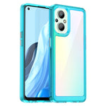 Custodia per telefono in acrilico + TPU serie colorata, For OPPO Reno 8 Lite