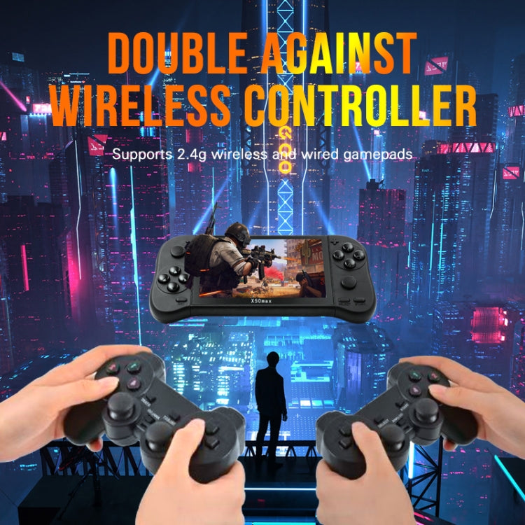 X50 Max Console di gioco portatile 5,1" con oltre 6800 giochi