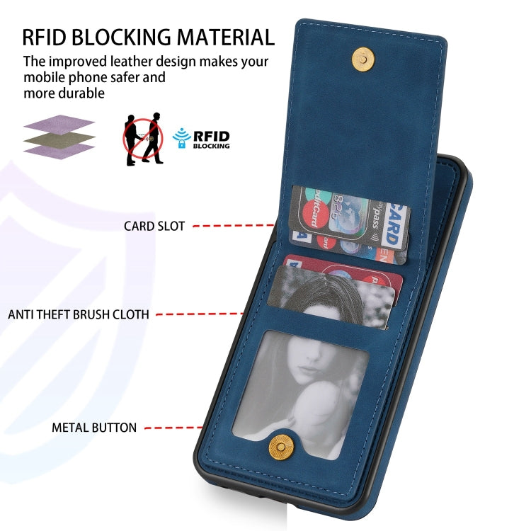 Custodia per telefono RFID con slot per schede a fogli mobili verticale N.Bekus, For Samsung Galaxy A12 5G, For Samsung Galaxy A51 4G, For Samsung Galaxy A71 4G, For Samsung Galaxy A53 5G, For Samsung Galaxy A52s / A52 5G