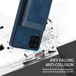 Custodia per telefono RFID con slot per schede a fogli mobili verticale N.Bekus, For Samsung Galaxy A12 5G, For Samsung Galaxy A51 4G, For Samsung Galaxy A71 4G, For Samsung Galaxy A53 5G, For Samsung Galaxy A52s / A52 5G
