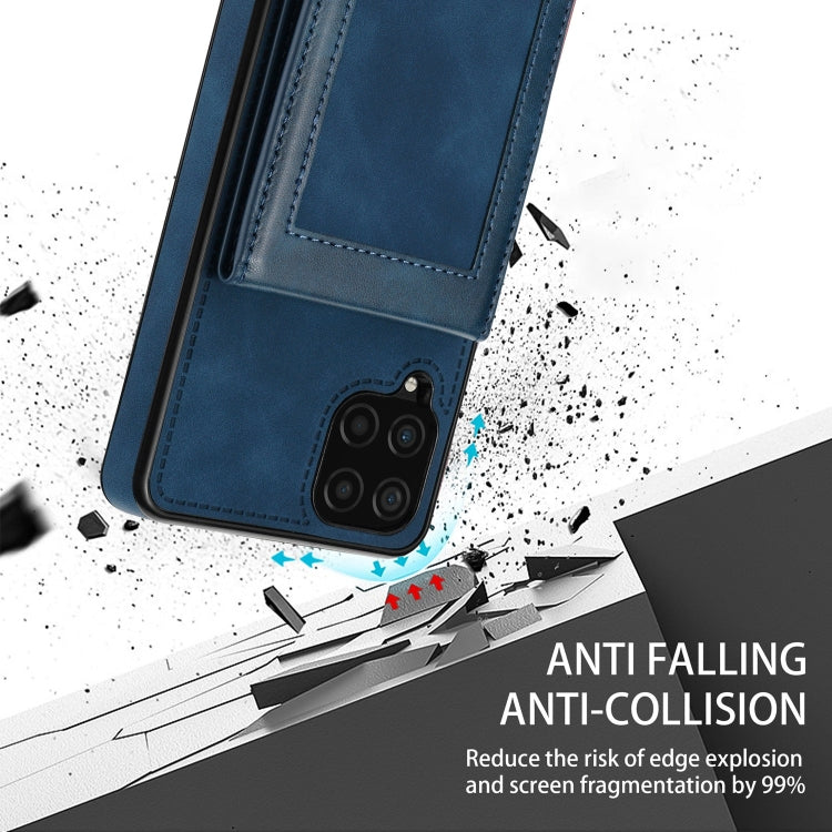 Custodia per telefono RFID con slot per schede a fogli mobili verticale N.Bekus, For Samsung Galaxy A12 5G, For Samsung Galaxy A51 4G, For Samsung Galaxy A71 4G, For Samsung Galaxy A53 5G, For Samsung Galaxy A52s / A52 5G