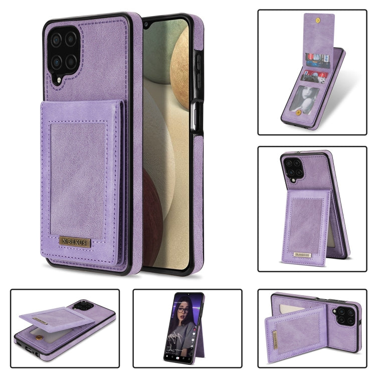 Custodia per telefono RFID con slot per schede a fogli mobili verticale N.Bekus, For Samsung Galaxy A12 5G, For Samsung Galaxy A51 4G, For Samsung Galaxy A71 4G, For Samsung Galaxy A53 5G, For Samsung Galaxy A52s / A52 5G