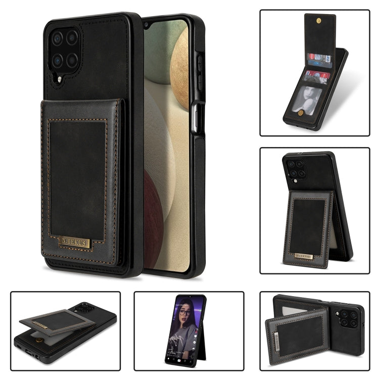 Custodia per telefono RFID con slot per schede a fogli mobili verticale N.Bekus, For Samsung Galaxy A12 5G, For Samsung Galaxy A51 4G, For Samsung Galaxy A71 4G, For Samsung Galaxy A53 5G, For Samsung Galaxy A52s / A52 5G