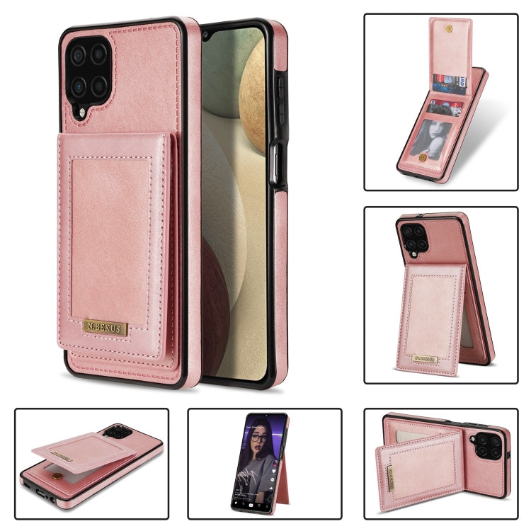 Custodia per telefono RFID con slot per schede a fogli mobili verticale N.Bekus, For Samsung Galaxy A12 5G, For Samsung Galaxy A51 4G, For Samsung Galaxy A71 4G, For Samsung Galaxy A53 5G, For Samsung Galaxy A52s / A52 5G
