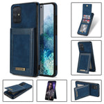 Custodia per telefono RFID con slot per schede a fogli mobili verticale N.Bekus, For Samsung Galaxy A12 5G, For Samsung Galaxy A51 4G, For Samsung Galaxy A71 4G, For Samsung Galaxy A53 5G, For Samsung Galaxy A52s / A52 5G