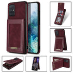 Custodia per telefono RFID con slot per schede a fogli mobili verticale N.Bekus, For Samsung Galaxy A12 5G, For Samsung Galaxy A51 4G, For Samsung Galaxy A71 4G, For Samsung Galaxy A53 5G, For Samsung Galaxy A52s / A52 5G