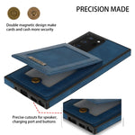 Custodia per telefono RFID con slot per schede a fogli mobili verticale N.Bekus, For Samsung Galaxy Note20, For Samsung Galaxy Note20 Ultra, For Samsung Galaxy S20+, For Samsung Galaxy S20
