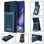 Custodia per telefono RFID con slot per schede a fogli mobili verticale N.Bekus, For Samsung Galaxy Note20, For Samsung Galaxy Note20 Ultra, For Samsung Galaxy S20+, For Samsung Galaxy S20