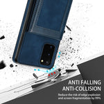 Custodia per telefono RFID con slot per schede a fogli mobili verticale N.Bekus, For Samsung Galaxy S20 FE, For Samsung Galaxy S20 Ultra, For Samsung Galaxy S21 Ultra 5G, For Samsung Galaxy S22+ 5G