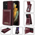 Custodia per telefono RFID con slot per schede a fogli mobili verticale N.Bekus, For Samsung Galaxy S20 FE, For Samsung Galaxy S20 Ultra, For Samsung Galaxy S21 Ultra 5G, For Samsung Galaxy S22+ 5G