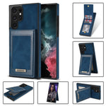 Custodia per telefono RFID con slot per schede a fogli mobili verticale N.Bekus, For Samsung Galaxy S22 Ultra 5G