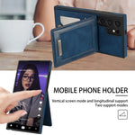 Custodia per telefono RFID con slot per schede a fogli mobili verticale N.Bekus, For Samsung Galaxy S22 Ultra 5G