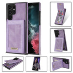 Custodia per telefono RFID con slot per schede a fogli mobili verticale N.Bekus, For Samsung Galaxy S22 Ultra 5G