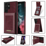 Custodia per telefono RFID con slot per schede a fogli mobili verticale N.Bekus, For Samsung Galaxy S22 Ultra 5G